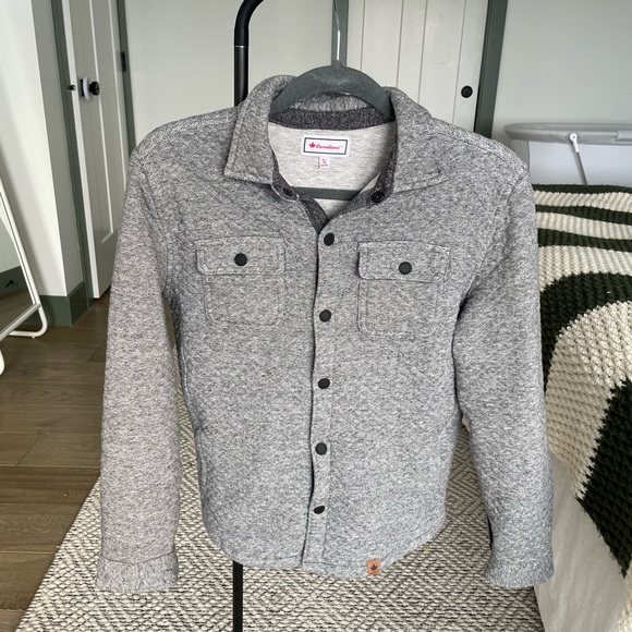 Youth quilted button down jacket. - Picture 1 of 5